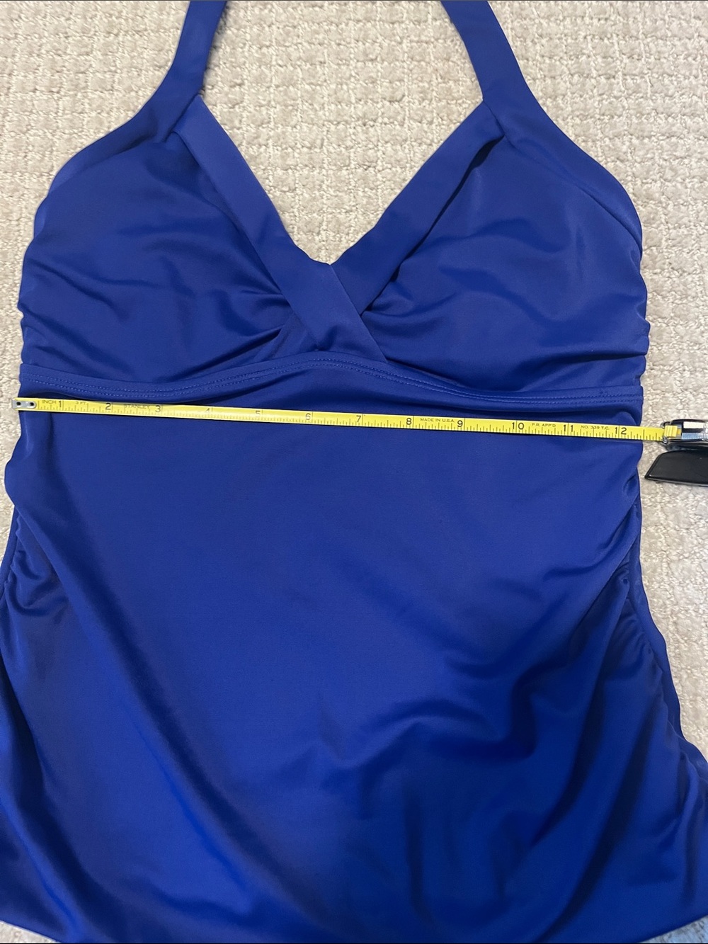 Blue Athleta Tankini Top 32 B/C - Picture 6 of 7